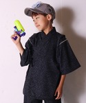 甚平 浴衣 (DV)キッズ「男の子」総柄プリン...の詳細画像5