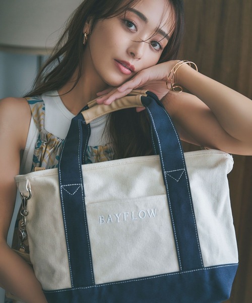 Patou シグネチャー ロゴ トートバッグ パトゥ PATOU ブランド ロゴ トート バッグ オーガニック