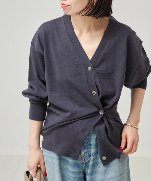 カーディガン Washable/victriaデザインカーディガン レディース