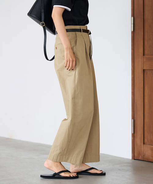 FＲAMeWORK コットンナイロンかクロップドパンツ コットンナイロンクロップドパンツ（その他パンツ）｜FRAMeWORK