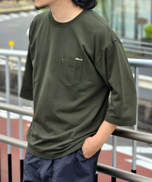 イッポ ikka（イッカ） tシャツ インレイ7分袖ポケットプリントT メンズ