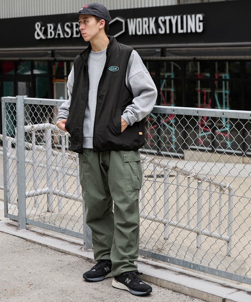 MONO-MART（モノマート） ナイロンベスト L ブラック メンズ