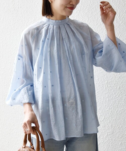 SHIPS any ブラウス シャツ 「WEB限定」SHIPS any:「手洗い可能