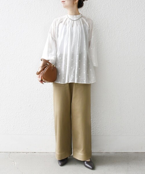 SHIPS any ブラウス シャツ 「WEB限定」SHIPS any:「手洗い可能