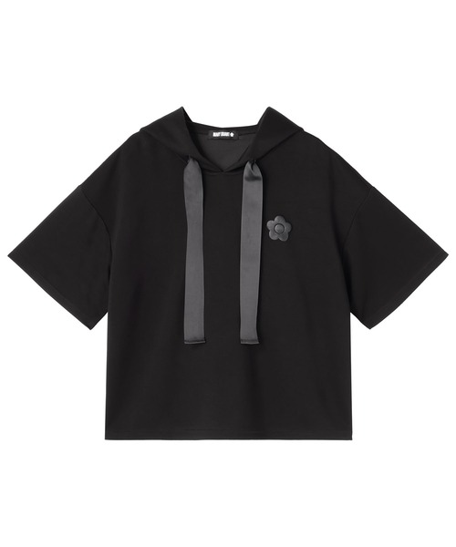 完売品!!未使用!★⭐︎マリークワント MARY QUANT パーカー MARY QUANT パーカー マリークワント mary quant バックロゴ半袖