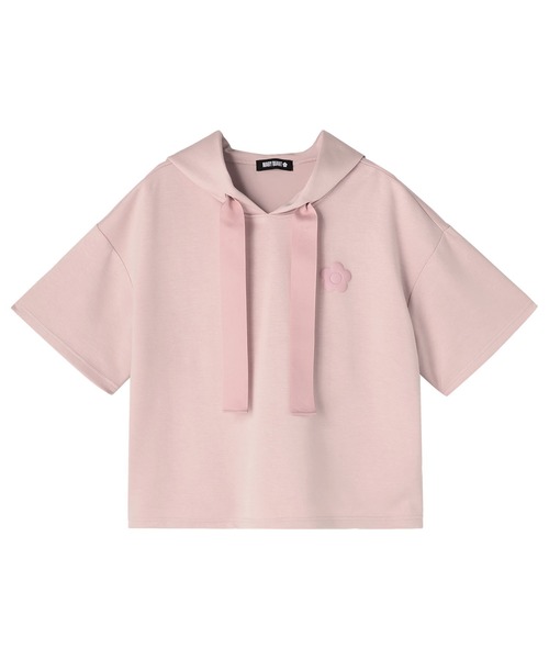 MARY QUANT パーカー マリークワント mary quant バックロゴ半袖