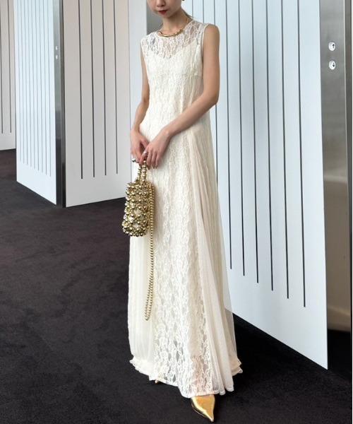 ワンピース Ameri MEDI SWITCH LACE SOFT DRESS Ameri（アメリ） ワンピース MEDI SWITCH LACE SOFT DRESS : ZOZOTOWN
