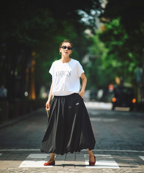 【美品】THOUSAND MILE サウザンドマイル　フレア　スカート FREAK'S STORE スカート Americana × THOUSAND MILE STORE