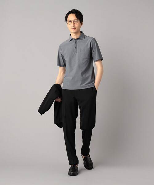 COMME CA MEN（コムサメン） スラックス 「セットアップ対応」マイクロ