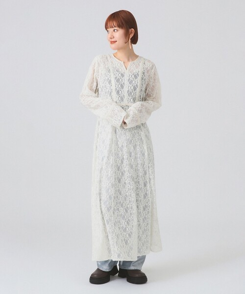 Ray Beams レイビームス　ペイズリーレースワンピース Ray BEAMS（レイビームス）の「ペイズリー レース ワンピース