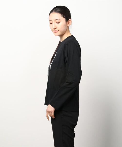 「MONTMARTRE NEW YORK」 長袖カットソー S ホワイト レディース