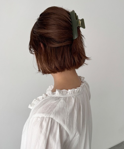 CANAL JEAN（キャナルジーン） ヘアクリップ Pt スクエアヘアクリップ