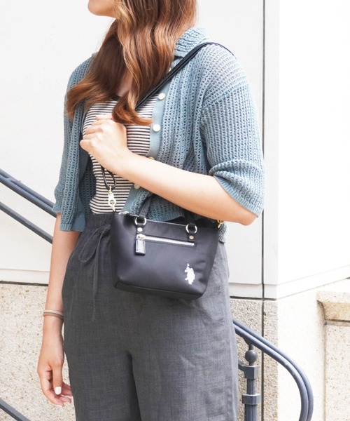 U.S. POLO ASSN.（ユーエスポロアッスン） 2WAYバッグ FREE ブラック