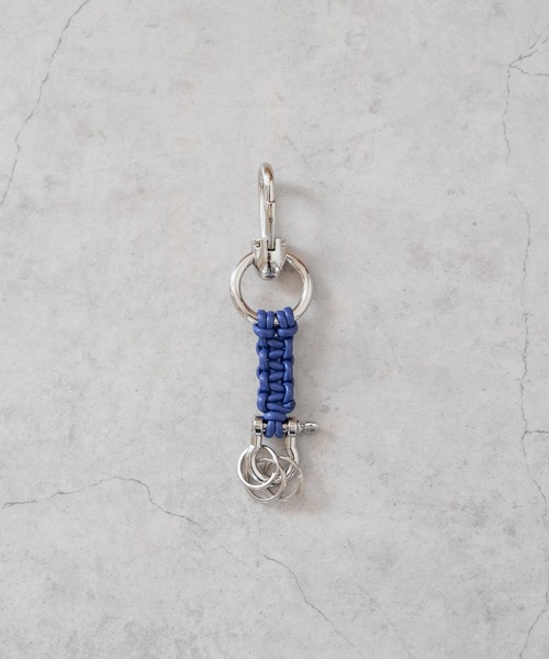 SENTI（センティ） キーホルダー SENTI LEATHER BRAID KEY CHAIN