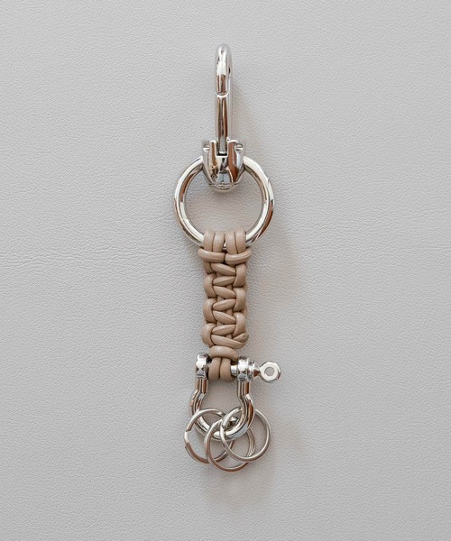 SENTI（センティ） キーホルダー SENTI LEATHER BRAID KEY CHAIN