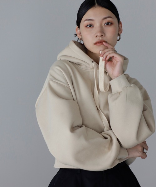 パーカー embroidery hoodie / e刺繍裏毛フーディー レディース | ENC | 03