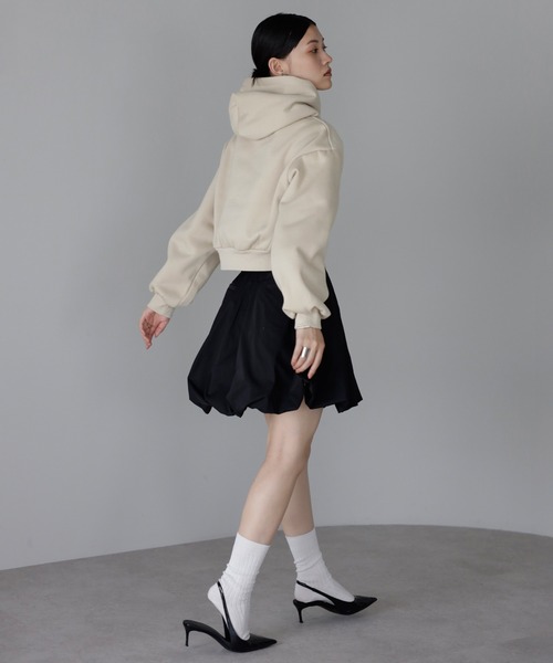 パーカー embroidery hoodie / e刺繍裏毛フーディー レディース | ENC | 22
