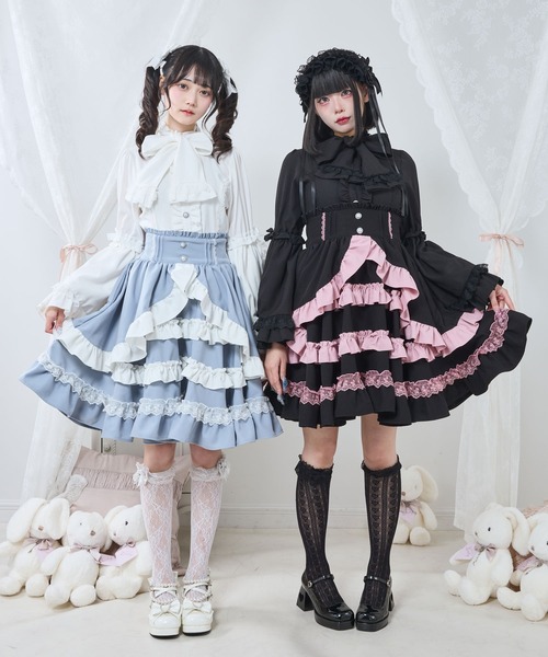 フリルスカート8点セット DearMyLove スカート フリルたっぷりリボンスカート : ZOZOTOWN Yahoo