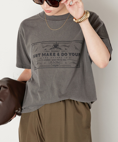 Deuxieme Classe（ドゥーズィエムクラス） 半袖Tシャツ FREE カーキ