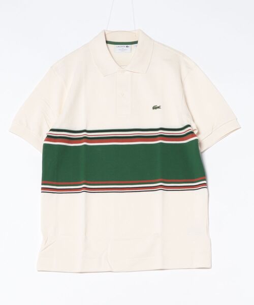 LACOSTE ラコステ　ビッグストライプラグランプルオーバーポロシャツ テニス LACOSTE（ラコステ） ポロシャツ 「LACOSTE」PH5457 メンズ : ZOZOTOWN