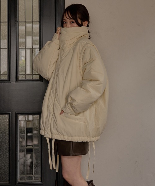 mideal（マイディール） ブルゾン アウター padding blouson
