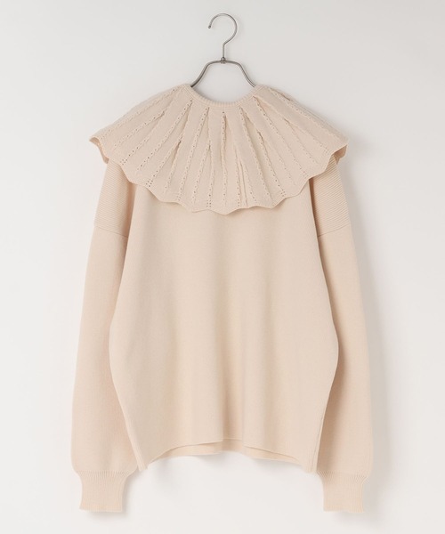 栗　サイズランダム LOWRYS FARM（ローリーズファーム） ニット セーター BIGカラー