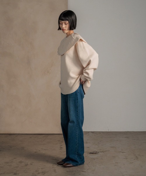 LOWRYS FARM（ローリーズファーム） ニット セーター BIGカラー