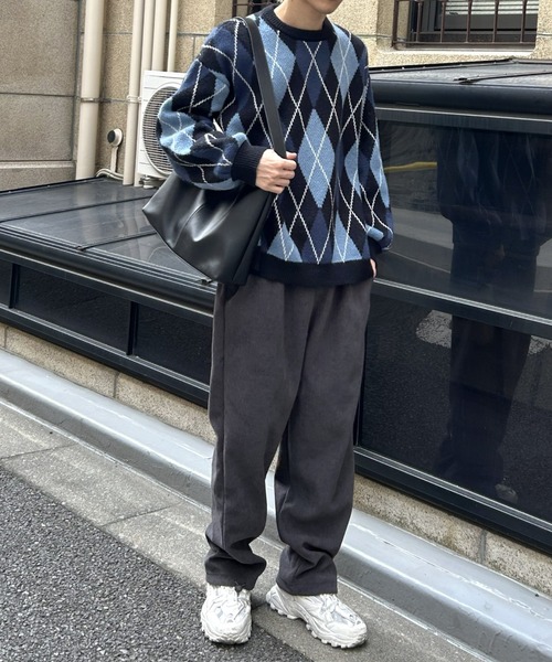 B.R.U ショルダーバッグ フェイクレザー2WAYショルダーバッグ メンズ