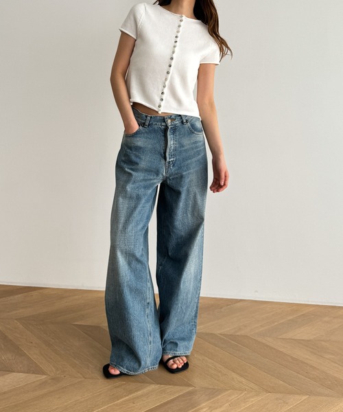 CANAL JEAN（キャナルジーン） 「elmar」ニットカーディガン ONE SIZE