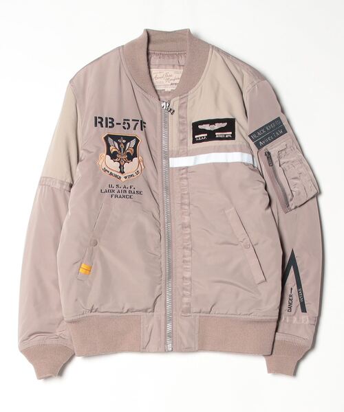 AVIREX（アヴィレックス） ブルゾン LARGE ベージュ メンズ : ZOZOTOWN