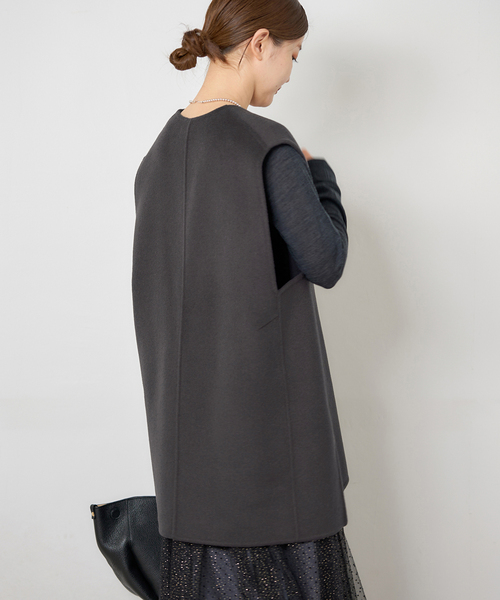 IENA（イエナ） コート アウター Super160ダブルフェイスベスト