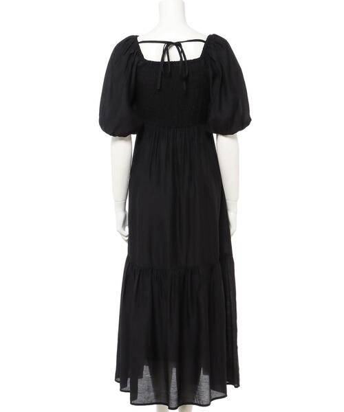 「INGNI」 半袖ワンピース M ブラック レディース_画像4