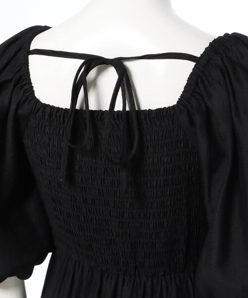 「INGNI」 半袖ワンピース M ブラック レディース_画像6