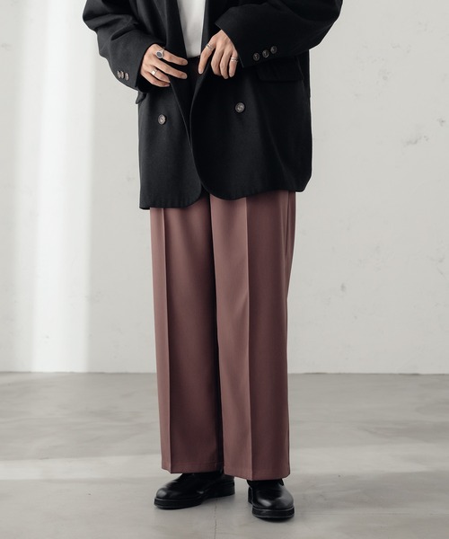 「epnok」 スラックス MEDIUM アイボリー メンズ_画像5