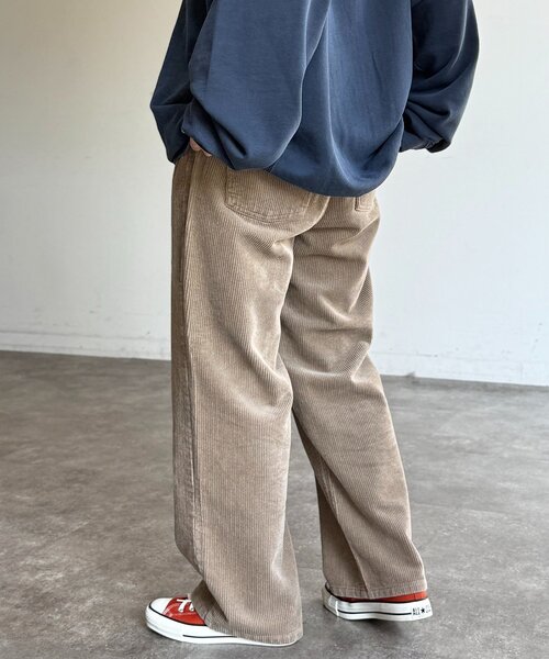 CPCM（シーピーシーエム） パンツ コーデュロイワイドパンツ