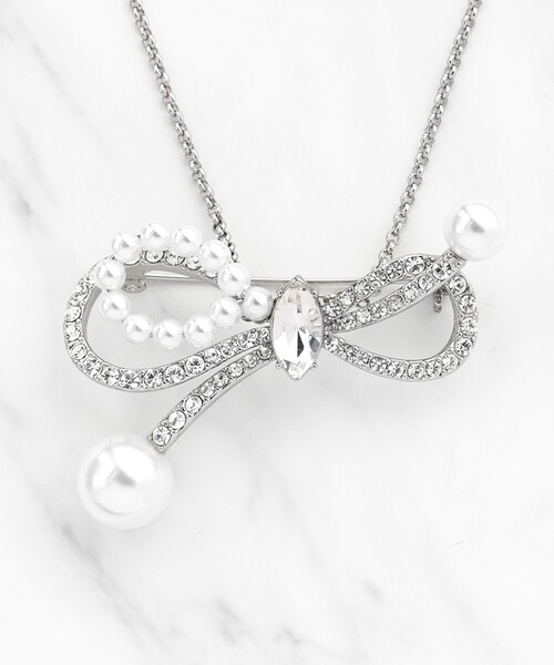 TOCCA（トッカ） ブローチ SHAKE RIBBON 2WAY BROOCH NECKLACE