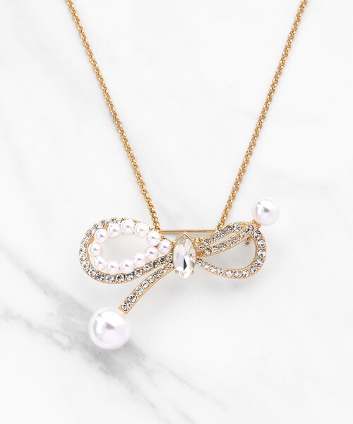 TOCCA（トッカ） ブローチ SHAKE RIBBON 2WAY BROOCH NECKLACE