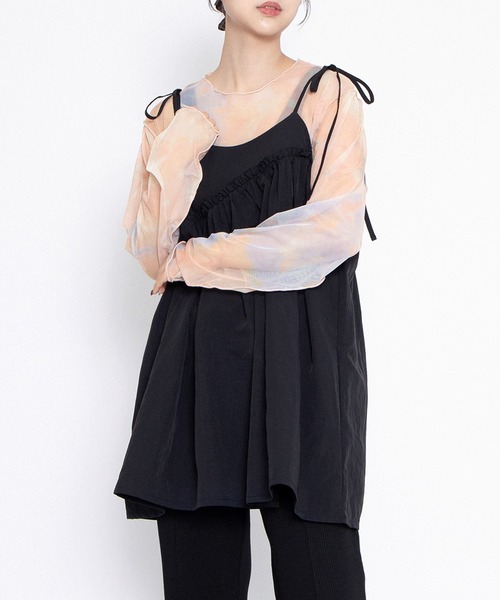 PUNYUS（プニュズ） ワンピース ナイロンリメイクキャミワンピース