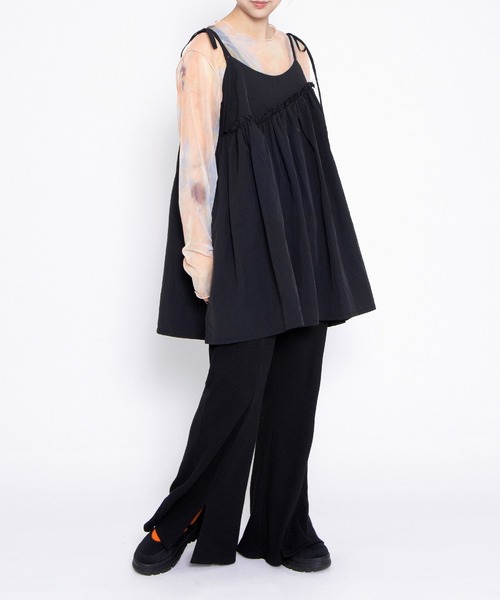 PUNYUS（プニュズ） ワンピース ナイロンリメイクキャミワンピース