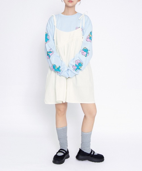 PUNYUS（プニュズ） ワンピース ナイロンリメイクキャミワンピース
