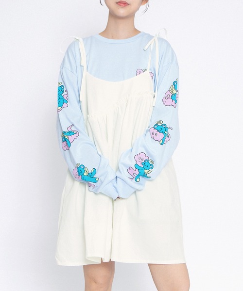 PUNYUS（プニュズ） ワンピース ナイロンリメイクキャミワンピース