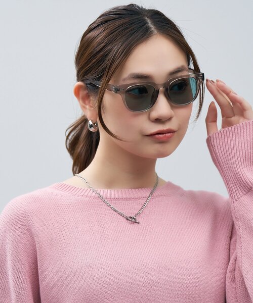 【未使用品】Zoff サングラス　グリーン　度なし　UVカット Zoff（ゾフ） サングラス uvカット SUNCUTGlasses/UV100%CUT