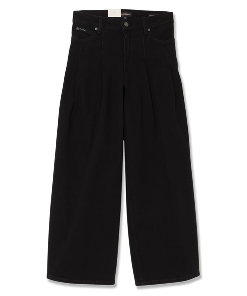 ジーンズ デニム デニムパンツ GUESS JEANS G12 Pleated Extra Wide Leg デニムパンツ ワイドジーンズ レディース