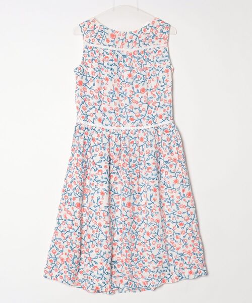 「Sally Scott」 花柄ノースリーブワンピース - ホワイト レディース_画像2