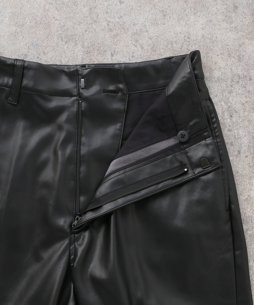 Spick＆Span（スピック アンド スパン） パンツ フェイクレザーパンツ