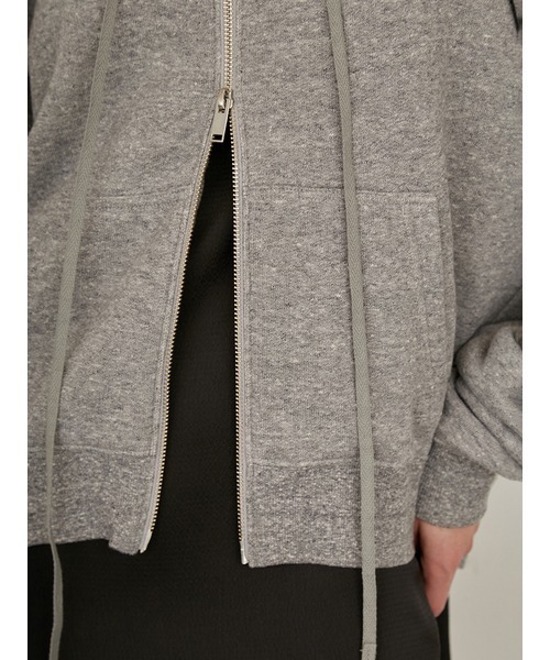 「styling/」 ジップアップパーカー FREE アイボリー レディース_画像9