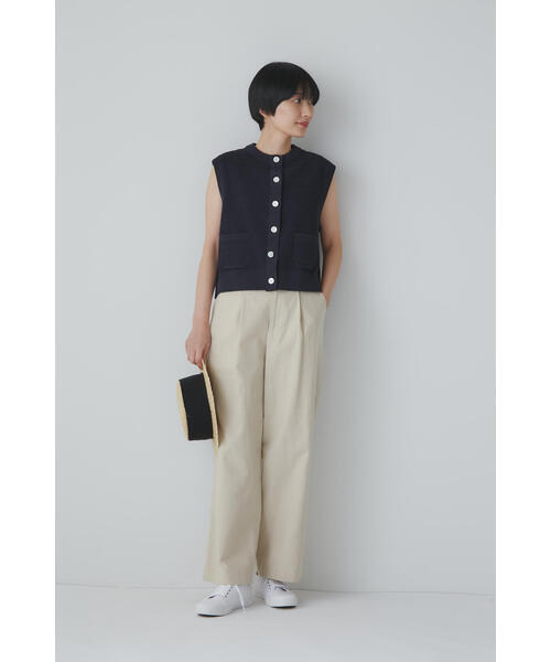 「human woman」 パンツ 中(M) ベージュ レディース_画像3