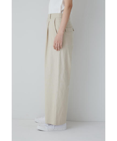 「human woman」 パンツ 中(M) ベージュ レディース_画像6