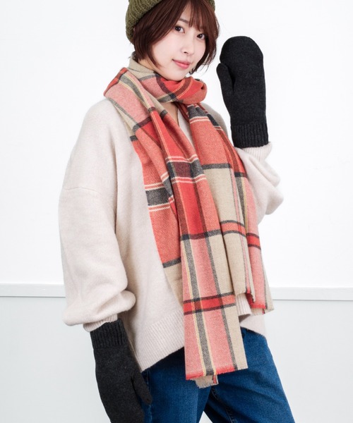 マフラー ストール 「EAGLE PRODUCTS」ウール 大判 マフラー ショール