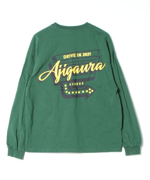 「KEBOZ」 ワンポイント長袖Tシャツ S グリーン メンズ_画像2